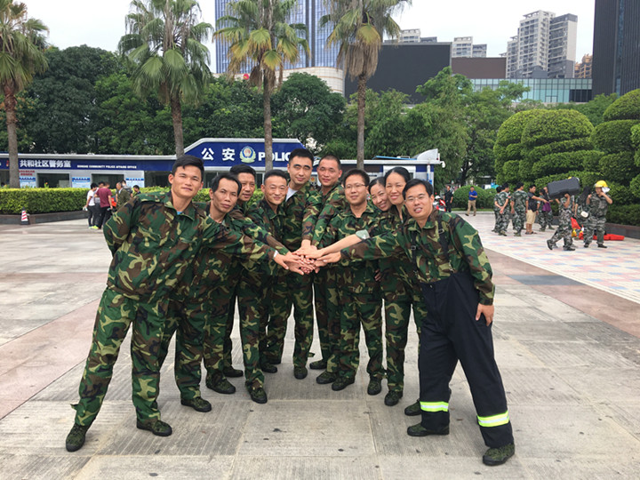 參與消防大比武，意識技術雙提升